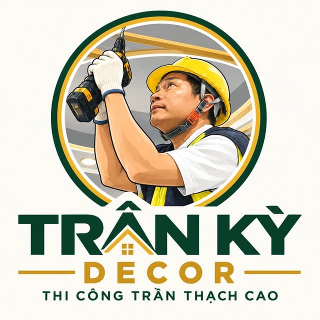 Logo Trần Kỳ Decor – Thi công trần thạch cao